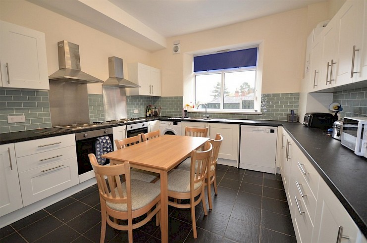 kitchen of 9 bedroom student house sheffield